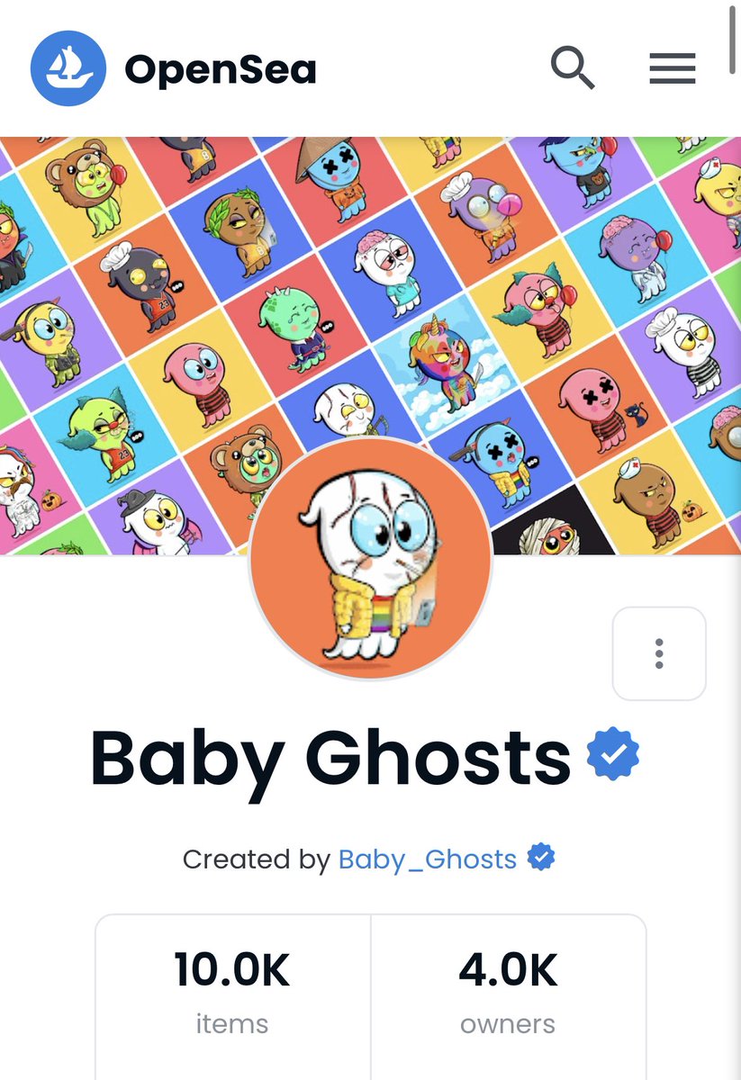 We made it ! Finally verified on <a href="/opensea/">OpenSea</a> 👻