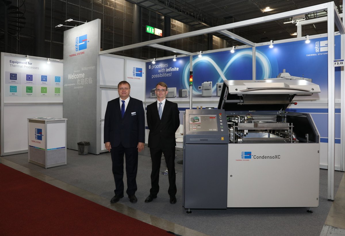 👉See you at AMPER in Brno, Czech Rebublic 🇨🇿

Milan Hurban and Lubomír Lipavský are waiting for you at our booth until Friday, May 20th!

If you are interested in our #Vaporphasesoldering system come over, we support you with your open questions.

rehm-group.com/en/processes/c…