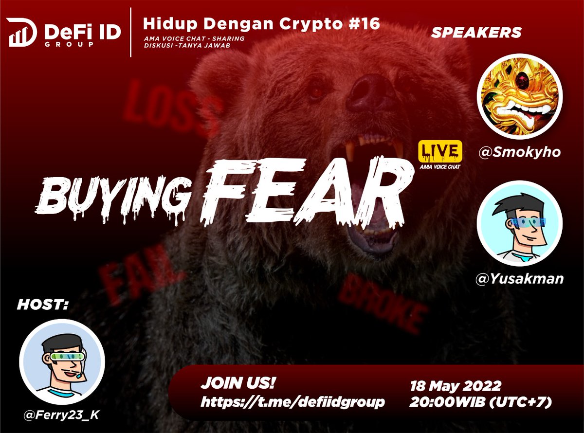 defiidgroup's tweet photo. Happy Wednesday guyss,, jangan lupa malam ini hadir yaa pada Voice Chat kami. Bagi yang penasaran jangan lewatkan ya.. Karna sudah kemali normal maka Voice Chat akan di adakan jam 20.00 WIB.. Terimakasih 🥳🥳 https://t.co/eULHdtNCKe