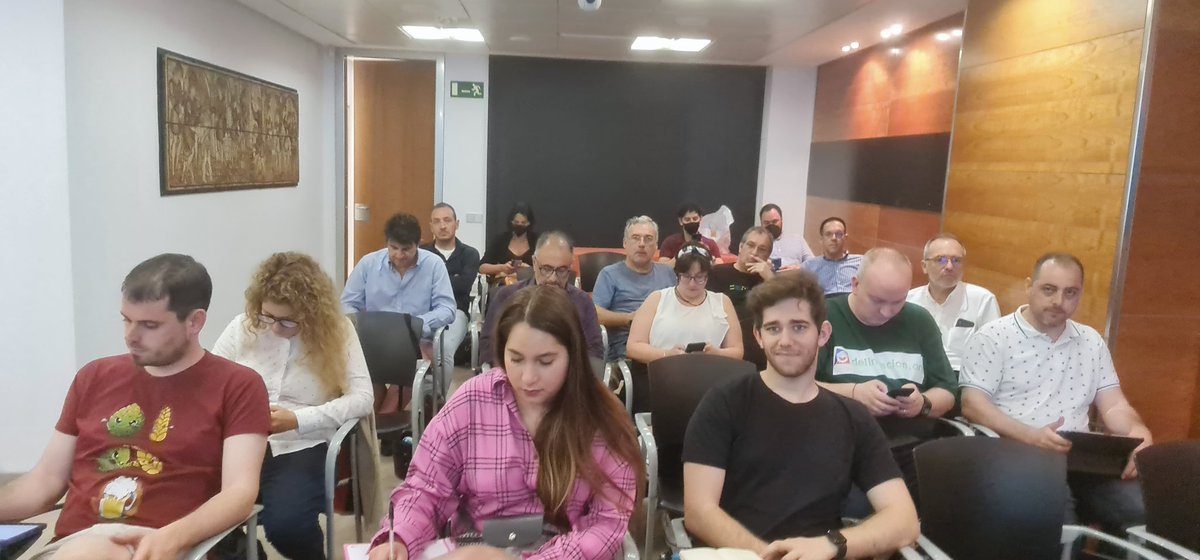 Arrancamos motores en <a href="/_eubim/">EUBIM ® Congreso Internacional BIM</a> #EUBIM2022 en el @CAATValencia #Rehabilitación #TransformacionDigital