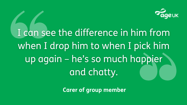 age_uk's tweet photo. 🕐 Every 3 minutes someone in the UK develops dementia.

MCST groups provide stimulating and meaningful activities, which maintain memory and foster new friendships. Discover more: https://t.co/nwDgfztXyG

Thank you to @C19SupportFund for funding this service.
#DementiaActionWeek https://t.co/7B4ICSvq53
