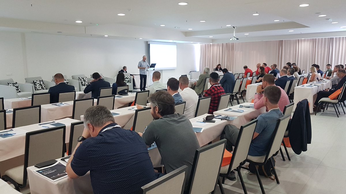 CUAV_Show_EU's tweet photo. #CUAVshowEU officially started with opening speeches of Croatian representatives - Josip Granic, @HrvatskaGSS, Ante Galić, City of Šibenik; Iris Ukić Kotarac, Šibenik-Knin County; Damir Tolić, Ministry of Defence of the Republic of Croatia.
We look forward to the upcoming days! https://t.co/r9yQyku4Sc