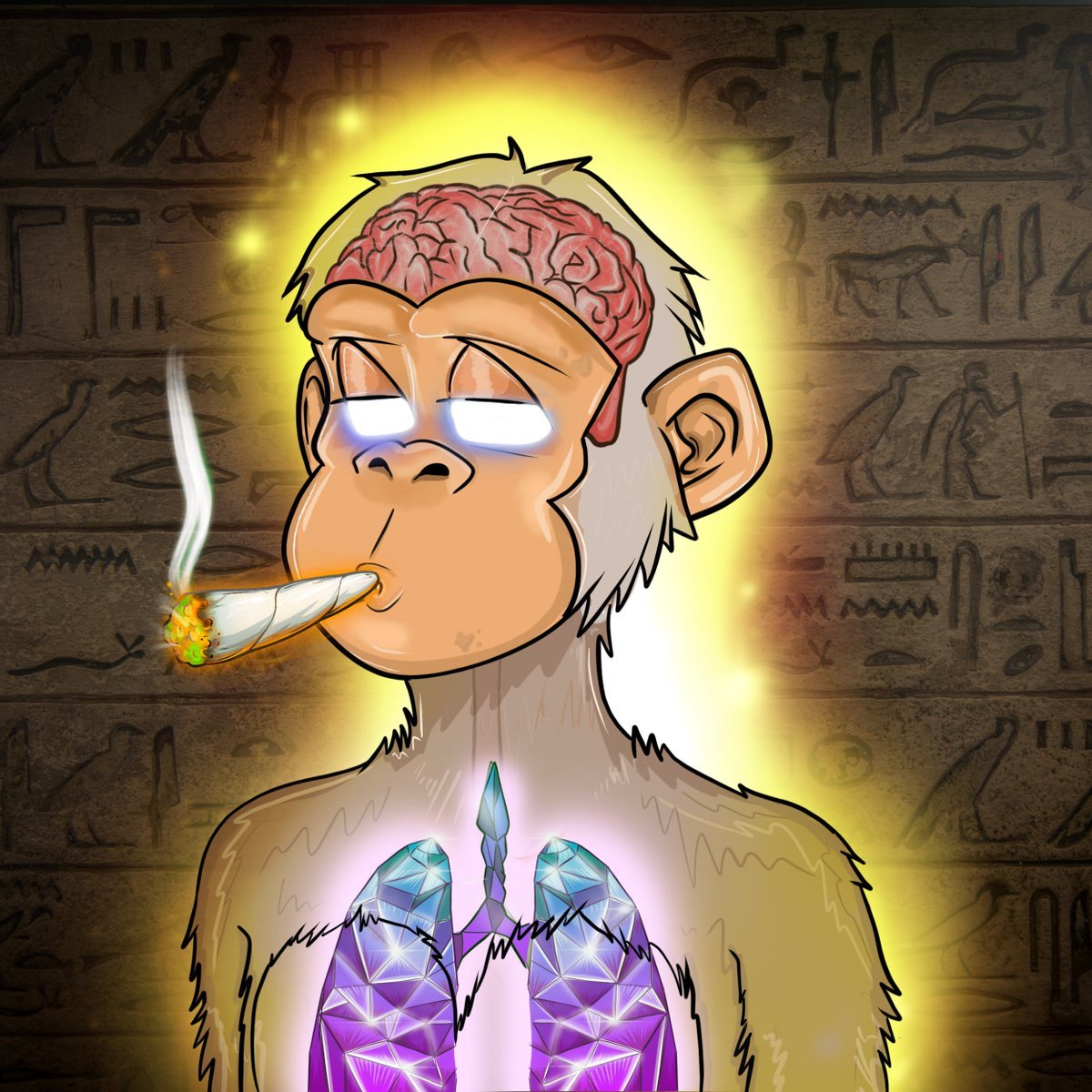 stonedapefam's tweet photo. Ancient wisdom is near. 

Wen awakening? @StonedApeCrew https://t.co/xinD0VUR3F