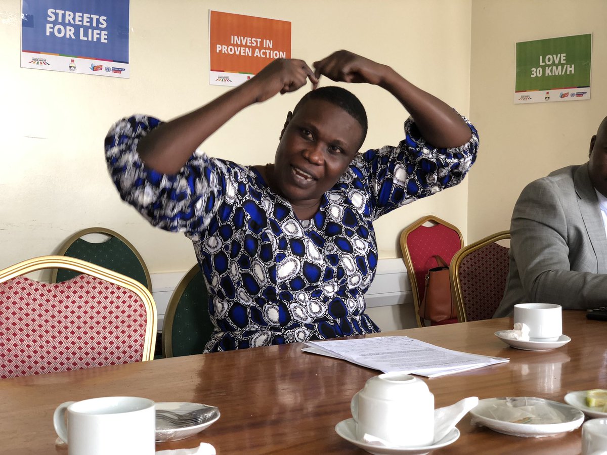 URRENO1's tweet photo. @HonObigah shares on how having a close relative turned disabled by an accident has made her personally passionate about road safety and committed to supporting it. #Love30 #StreetsForLife #CommitToAct https://t.co/jqzuTDjMqB