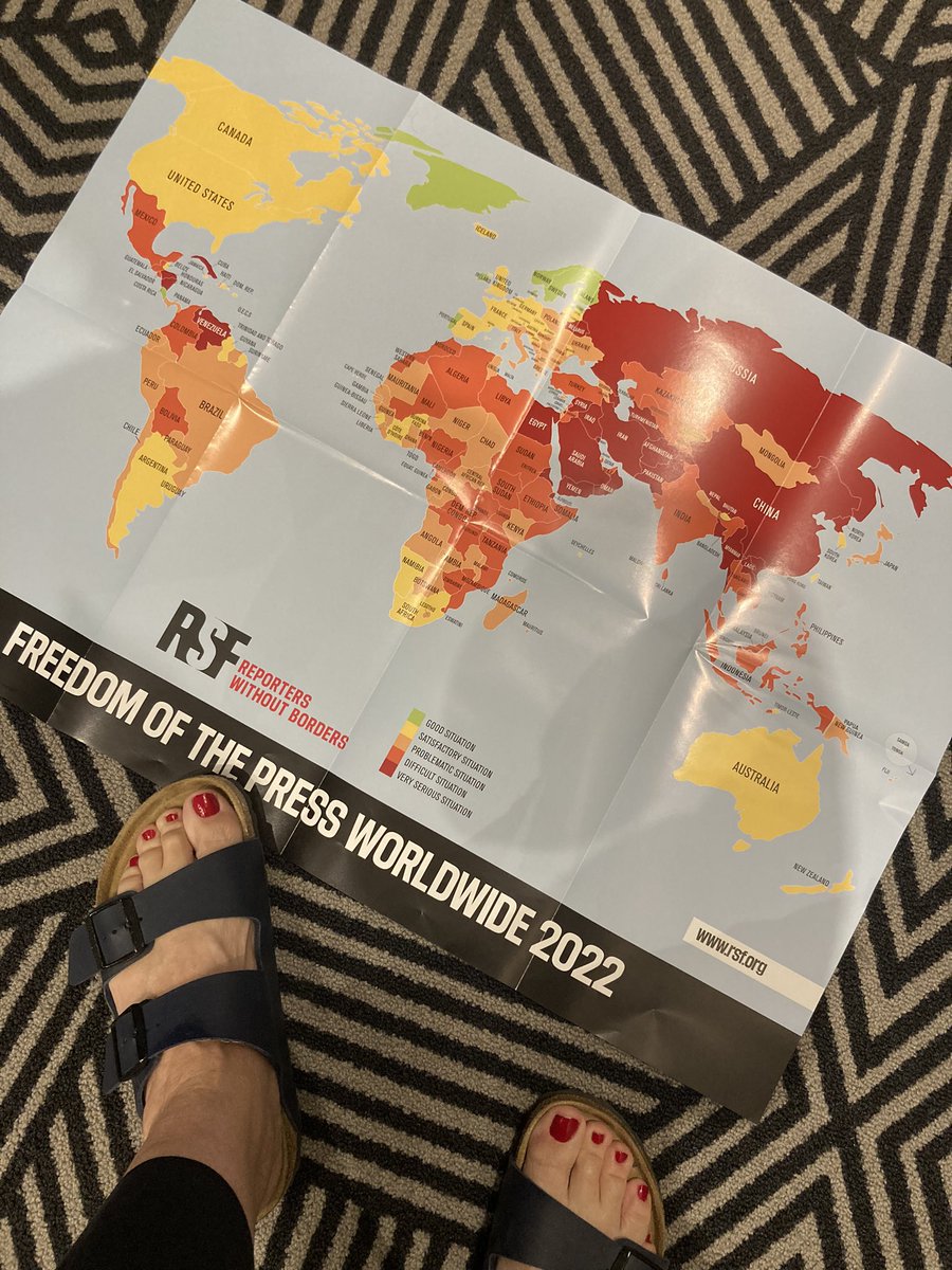 Defend~attack ~develop. Discussing press freedom with colleagues in #PressFreedom #dkmedier #rsf