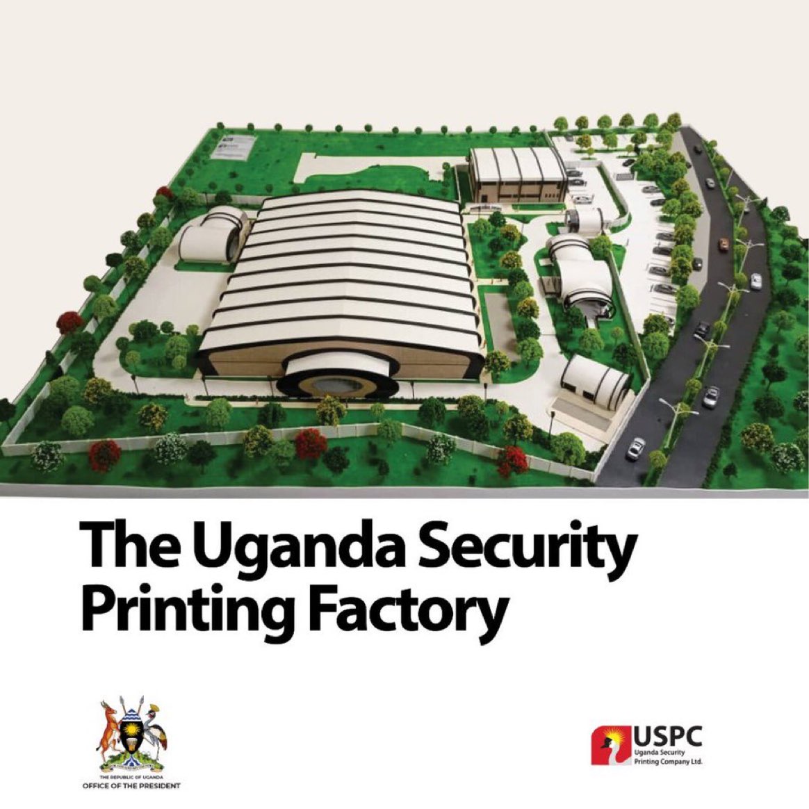 The Uganda security printing factory T Will Be Located in Entebbe District. 
#USPCgroundbreaking