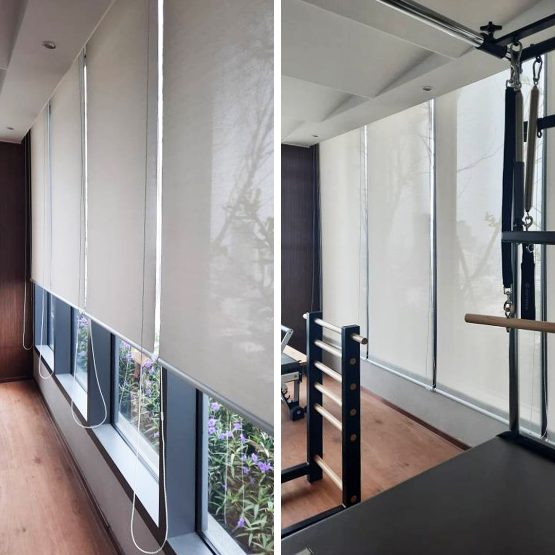 StyleGroup_'s tweet image. Stylish and functional, sheer blinds are a great way to brighten up the room without exposing users to harsh sunlight. Featured here is our project for 𝗧𝗵𝗲 𝗖𝗶𝗿𝗰𝗹𝗲 𝗦𝘂𝗸𝗵𝘂𝗺𝘃𝗶𝘁 𝟯𝟭’s pilates studios.