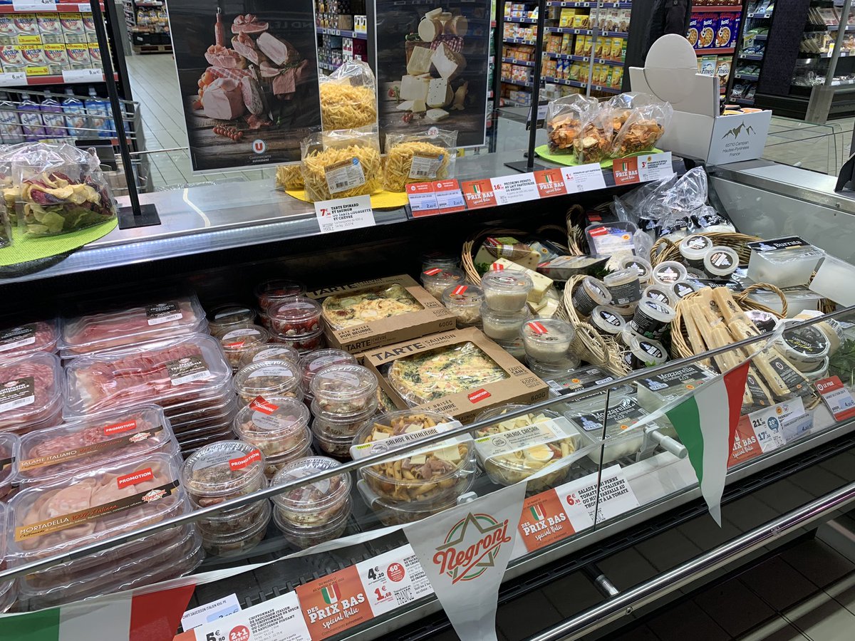 🇮🇹 L’Italie à l’honneur dans votre SUPER U <a href="/pipriac/">SUPER U Pipriac</a> !
Découvrez notre sélection de fromages, charcuterie, antipastis …
Une belle sélection pour profiter de ces journées ensoleillées… ☀️😎
À bientôt 😊
@ULesCommercants #italie