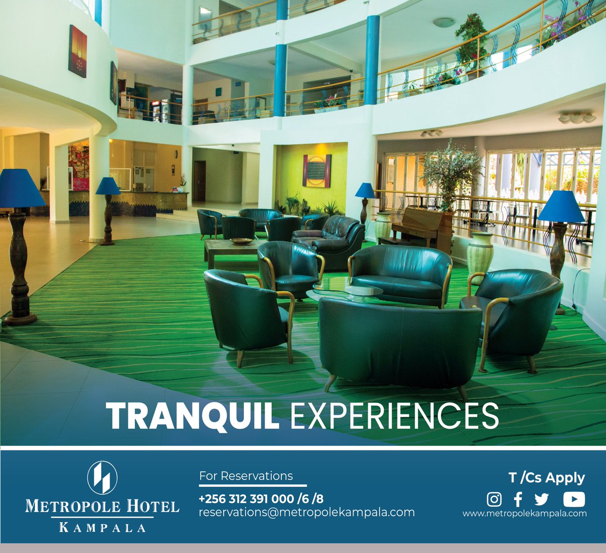 MetropoleHotel2's tweet photo. Stay with us today to enjoy custom tailored experiences  for every guest we host.
#Metropole #Hotel #Kampala #Experiences #vistuganda https://t.co/u5HpDuminN