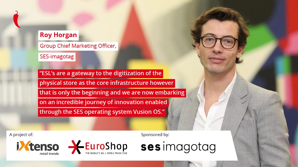 EuroCIS's tweet image. Get the best ingredients for your #ESL-recipe by our speaker Roy Horgan from @sesimagotag for a better #store organisation. Register now and be part of our #RetailSalsa 🌶️ this afternoon at 4pm: ➡️ sohub.io/ib8f

~ A project of @iXtenso and @EuroShop ~