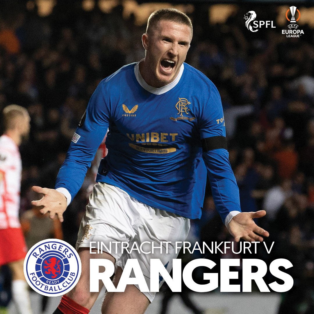 spfl's tweet photo. Good luck to @RangersFC, who play Eintracht Frankfurt in the #UELfinal tonight (8:00pm kick-off).

RT if you're backing Rangers! 🏆 https://t.co/urvgX6YSGS