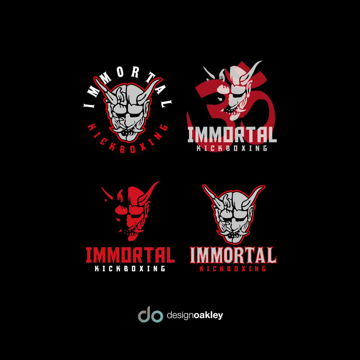 design_oakley's tweet photo. LOGO DESIGN 👀👀

The everlasting Immortal Kickboxing 🦵🤜👹👺. 

#logodesign #Kickboxing #logo #fitness #fitnessdesign #artwork #icon #birmingham #illustrator #clothing #mask #devilmask #graphicdesign #graphiclogo #vectorlogo #vector #immortal #clothing #tshirtdesign https://t.co/UHAm9lVKpm