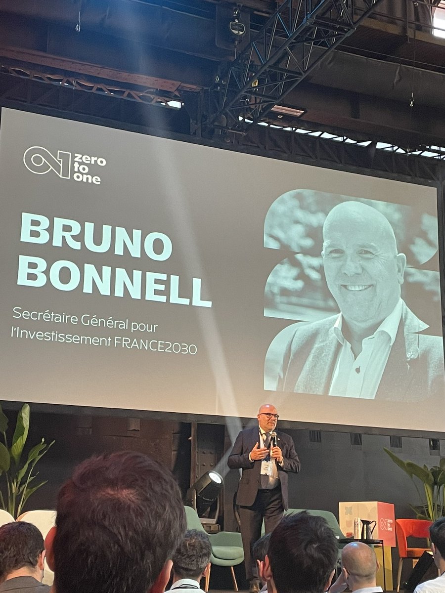 “Le passage du 0 à 1 c’est d’abord un processus qui est excrément complexe, vertigineux. Comment passer de chercheur à entrepreneur, d’étudiant à chef d’entreprise ?” 

<a href="/BrunoBonnellOff/">Bruno Bonnell</a> Secrétaire général pour l’investissement #France2030 

#021H7 <a href="/GetHalfonse/">halfonse</a> <a href="/cecpoch/">Cécile</a>