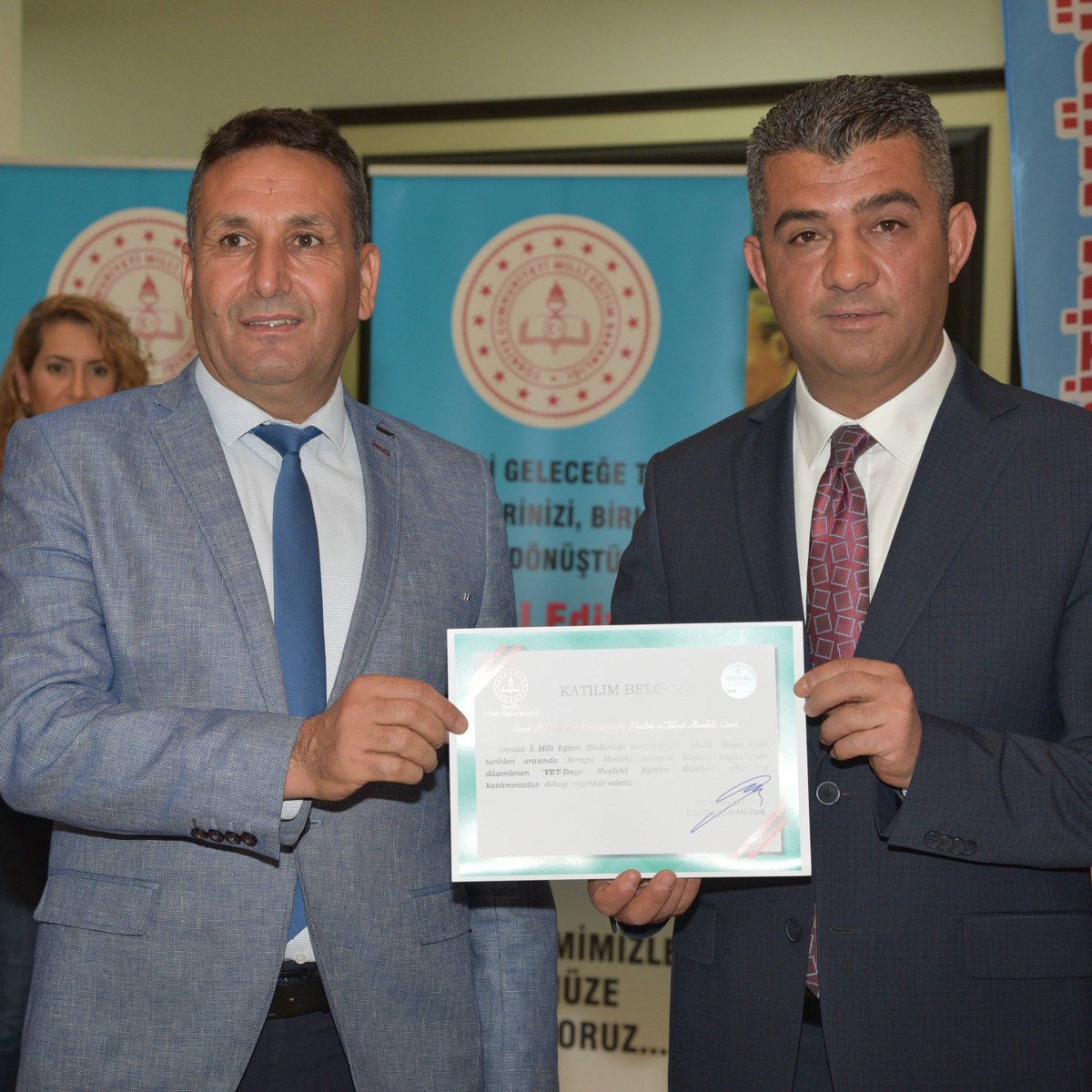 Meslekî Eğitim Günleri kapsamında hazırlanan sergimizi ziyaret edebilirsiniz. 
<a href="/tcmeb/">Millî Eğitim Bakanlığı</a>
@meslegimhayatim
<a href="/denizlito/">Denizli Ticaret Odası (DTO)</a> 
<a href="/ekicis20/">Süleyman EKİCİ</a>
<a href="/EU_Social/">EU Social 🇪🇺</a>
<a href="/EU_Commission/">European Commission</a>
<a href="/DenizliValiligi/">T.C.Denizli Valiliği 🇹🇷</a> 
#discoveryourtalent
#yeşilmutabakat
#EUVocationalSkills