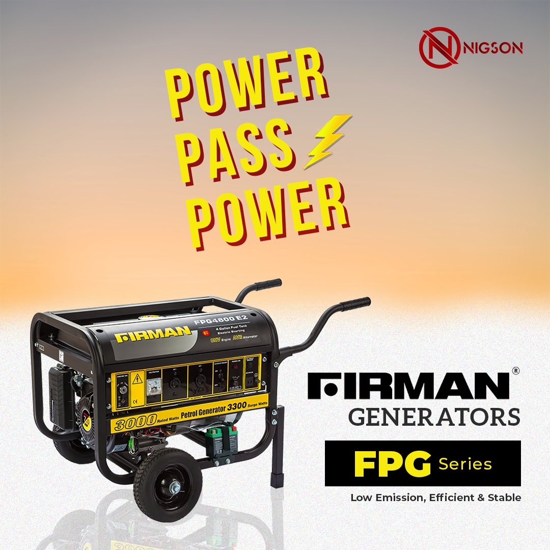 NigsonGroup's tweet photo. The SUMEC FIRMAN FPG Generator series are mostly electric start generators that supply power for homes and offices. As with all our generator series, they are low noise and built mainly for the Nigerian market.
-
-
#generator #sumecfirman #nigson #power https://t.co/zIl2pC3ghF