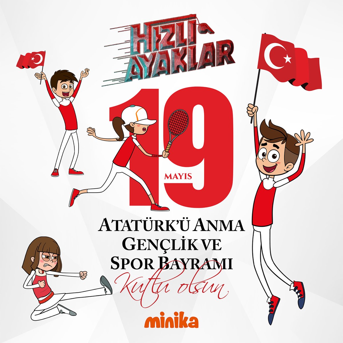 19 Mayıs Atatürk'ü Anma Gençlik ve Spor Bayramı Kutlu Olsun! 🇹🇷
🔸
#19mayısatatürküanmagençlikvesporbayramı #minika