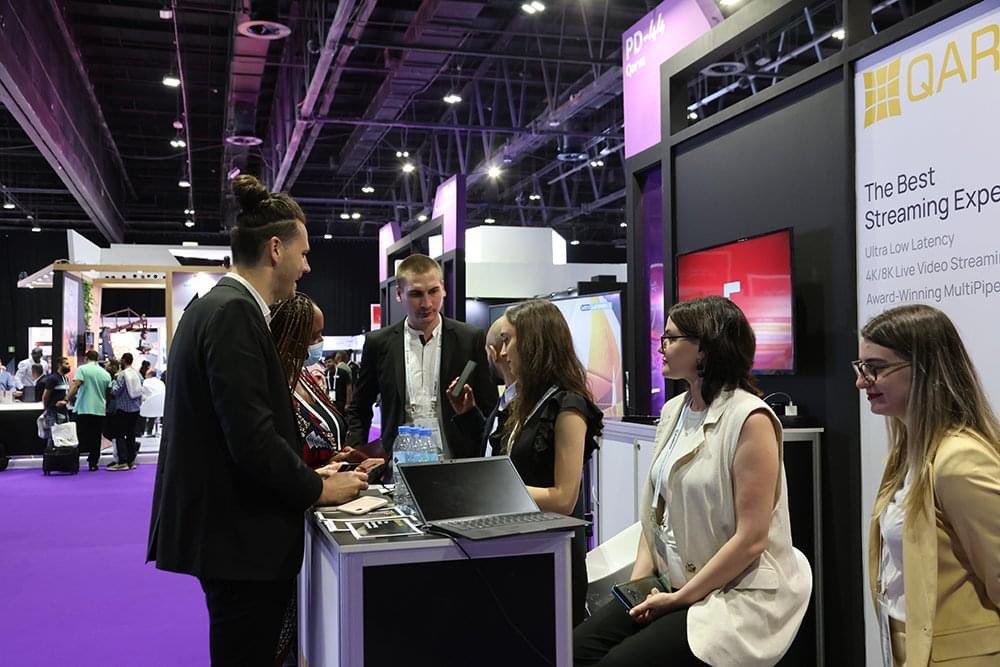 QarvaLimited's tweet photo. Qarva at Cabsat 2022! Dubai ☀️🌊
Day-1 ✨ 
@CABSATofficial 
#Dubai #cabsat #CABSAT2022 #Qarva #streaming https://t.co/zUhDukm8Nq