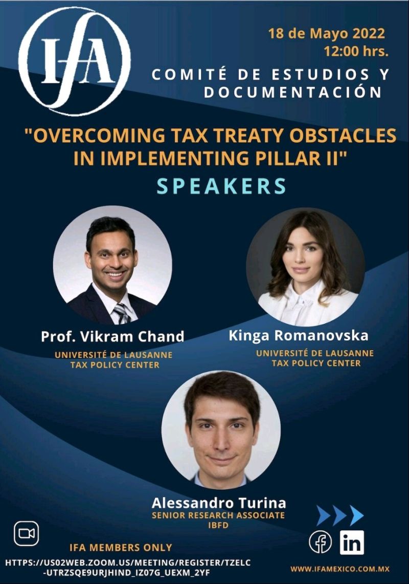 Tax Policy Center of the University of Lausanne tweet media