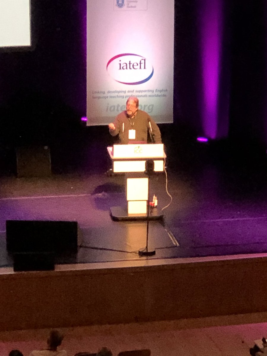 Highly enjoyable and informative plenary from <a href="/GabrielDiazMagg/">Gabriel Diaz Maggioli</a>  <a href="/iatefl/">IATEFL</a> #iatefl2022