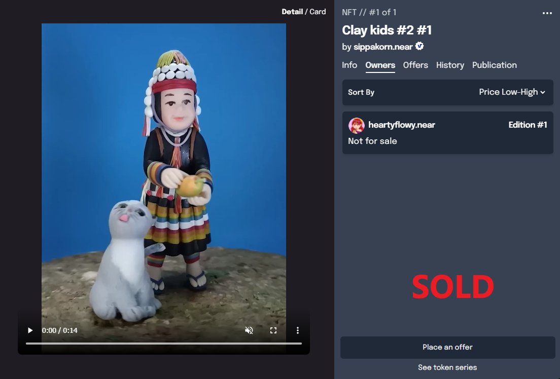 Thank you for support me. <a href="/HeartyFlowy/">Uminatsu</a> 
มีคนติดดอยกับน้อนชาวเขาและนุ้งแมวแล้วนะคะ
ขอบคุณค่ะ

paras.id/token/x.paras.…