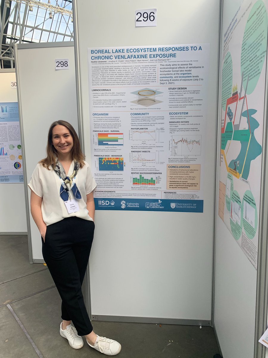 Representing the prairies today at #SETACCopenhagen! @SETAC_PNC @IISD_ELA @SETAC_world Stop by at 296 to chat venlafaxine!