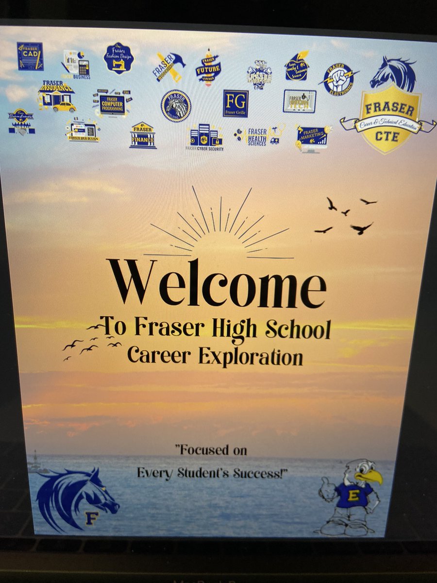 Frasercareerna1's tweet image. We are ready for our Career Exploration lunch with Edison 6th graders! #frasercte #fraserschools @BrasureCTE