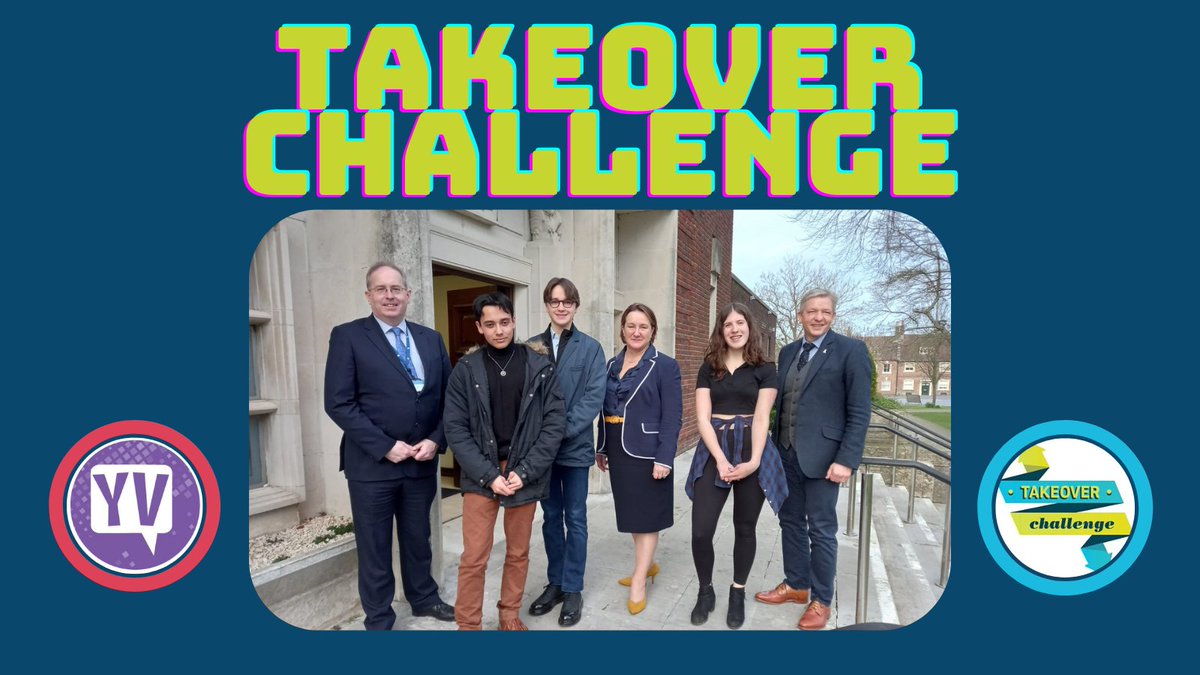 YouthInDorset's tweet photo. Are you ready to take over? We want young people age 11-18 (up to 25 if you are care experienced or if you have SEND) to 'takeover' from our senior decision makers at @DorsetCouncilUK
Sign up here: https://t.co/T5dsBdlIev
#TakeoverChallenge #YouthVoice #YouthInDorset #Dorset https://t.co/Z3FFcZbdCu