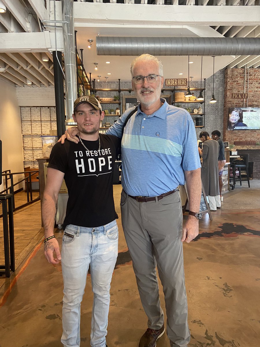 DohertyMatt's tweet photo. Proud of Lewis and Tracy for graduating from the Rebound Program at the Charlotte Rescue Mission. #communitymatterscafe https://t.co/VqZsxMWatg