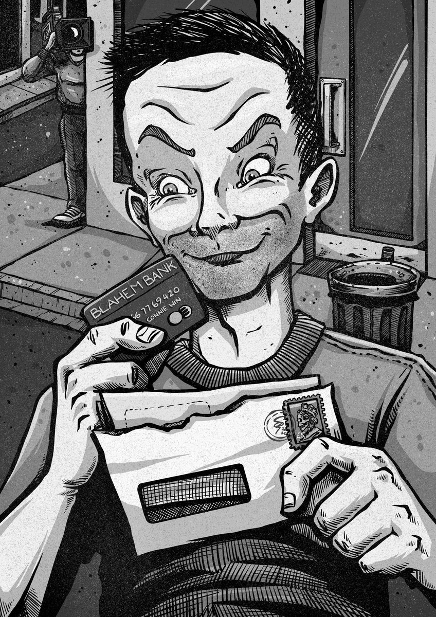 saltmarsh's tweet photo. It’s a @DaftLimmy improv illustration. Can we get a “Man finds a letter” blahem Limmy? Craigs about to bust one out I think… #ImprovIllustrated #IllustratedImprov #Craig #blahem https://t.co/iMjkqZRhQg