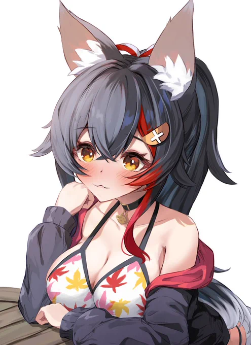 #みおーん絵
#ホロライブサマーに願いを 
水着みおーん
(ウクレレ歌枠また聴きたい) 
