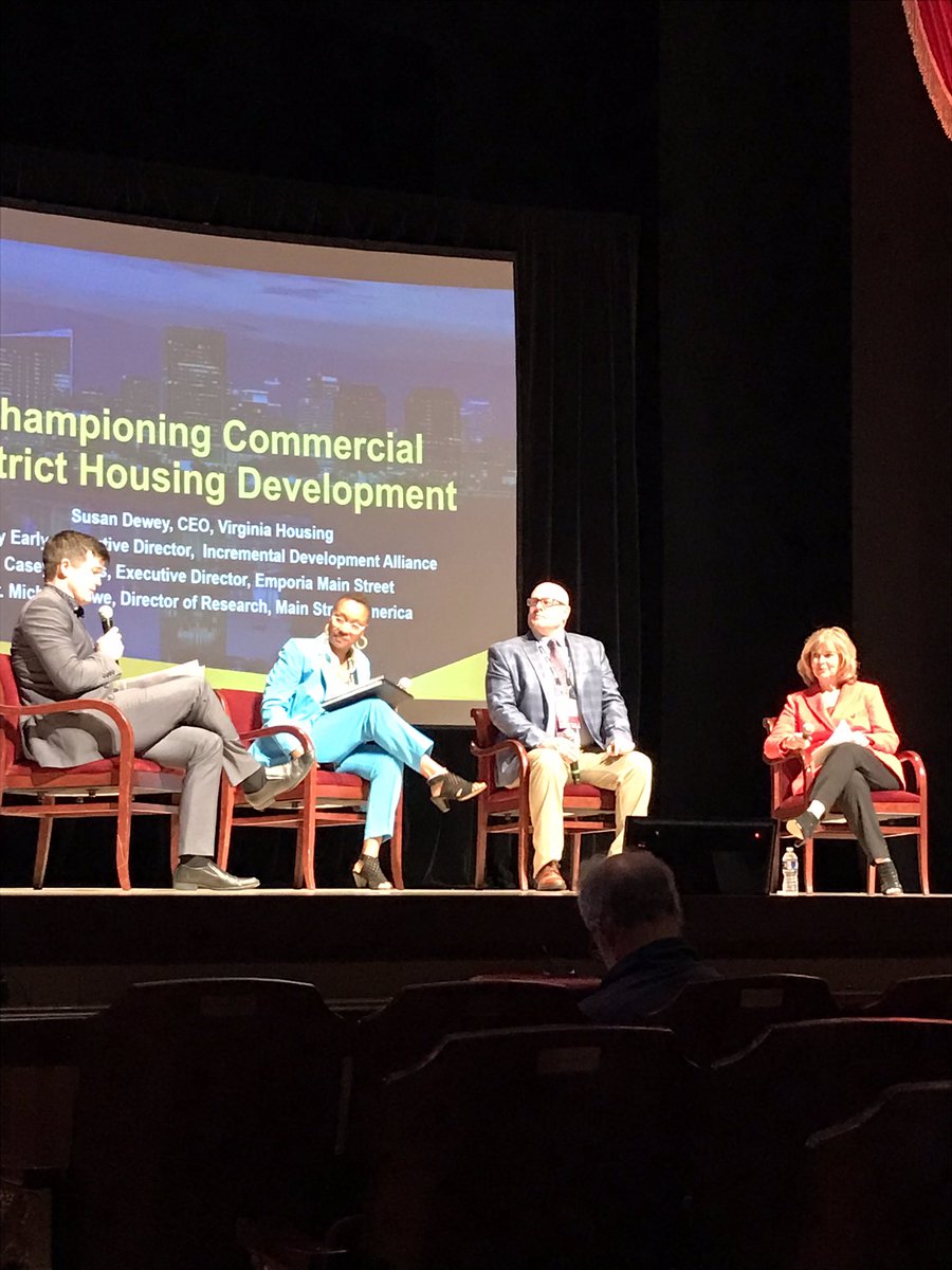 MainStreetKS's tweet photo. Our very own Casey Woods @ETownMainStreet discussing the multifarious ways in which successful housing development has happened in Emporia #Kansas through partnerships. 🙌🏼 #WeAreMainStreet #MainStreetNow #MSNOW22 #RHID #Housing https://t.co/afuYYHBdm5