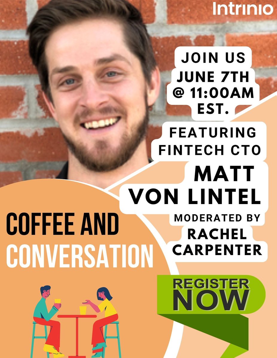 intrinio's tweet photo. Join us for an open conversation with a Fintech #CTO on Tues., June 7th at 11am ET. This #webinar will be hosted via LinkedIn Live and offers participants the opportunity to submit questions in real-time and the coffee is on us. Register now at: https://t.co/OQ9WWWPAII
#fintech https://t.co/1d1gCVZhbX
