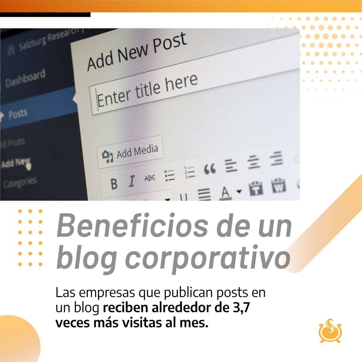 4nonmarketers's tweet photo. Contar con un blog corporativo te permite desde conectar con sus clientes, hasta entregarles algo más allá de un producto o servicio: les proporciona conocimiento. 

#marketingdecontenidos #blog #marketingdigital #marketing #marketingtips #instantmarketing https://t.co/App9ybysGH