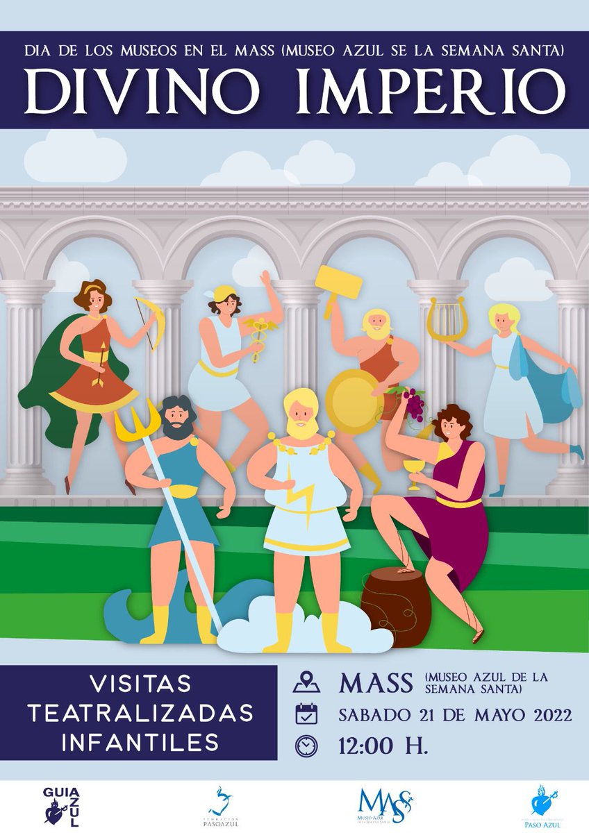 ¡Feliz día internacional de los Museos! 💙

Desde el equipo de GUIAZUL, celebramos este día tan especial y os invitamos a acudir a las actividades preparadas por  <a href="/pasoazullorca/">Paso Azul</a> el próximo sábado en el <a href="/MuseoAzulSS/">MASS Lorca</a>

¡No te lo pierdas! 🎭
#DiaDeLosMuseos #museos #MuseumDay #museum