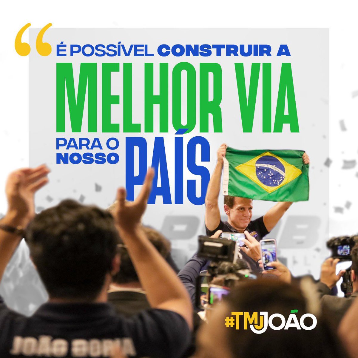 psdbcomdoria's tweet photo. O Brasil precisa de uma via de diálogo, de razão, de preocupação com os brasileiros. O Brasil tem jeito! #TMJJoao👊 https://t.co/rirq6e4lwi