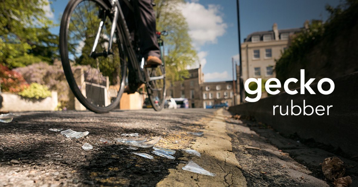 GeckoRubber's tweet photo. Our new website has launched! Take a look to find out more about our new Gecko Airless Tyres which are 100% #punctureproof and 100% #recyclable without compromising on comfort 🚴♻️
#cycling #sustainablecycling @bikebiz @BristolCycling https://t.co/ri9Azo4g1a (1/2) https://t.co/SmfkP2CIMS