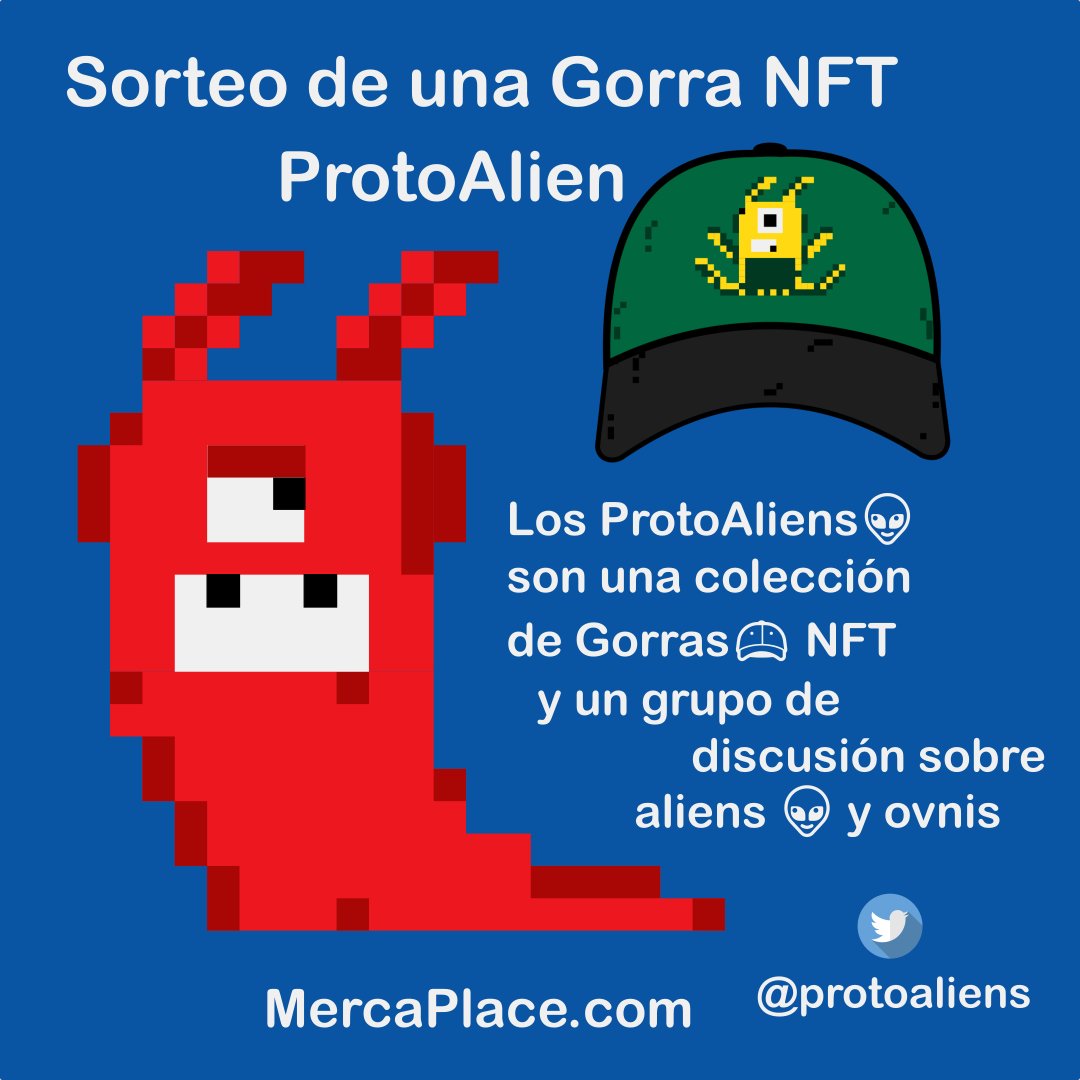 protoaliens's tweet photo. Los ProtoAliens 👽 son una colección de Gorras NFT 🧢 y un grupo de discusión sobre aliens 👽 y ovnis 
Como participar  ( https://t.co/kjvt7MCXYi ) 
⬇️⬇️Clic aquí⬇️⬇️
https://t.co/ll8UpGIRm5
⬆️⬆️Clic aquí⬆️⬆️ #NFTs  @opensea https://t.co/VjpI3u86AI