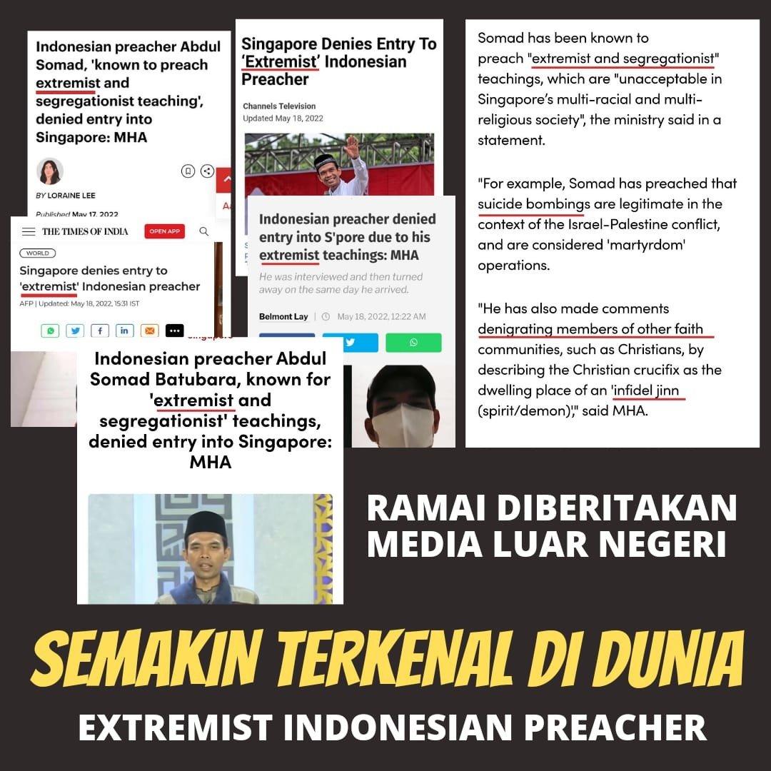 UAS semakin mendunia ... sbg ekstrimis😜😂