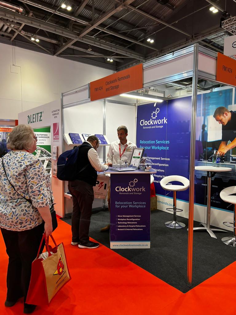 Day 2 exhibiting at the <a href="/Facilities_Show/">Facilities Show</a> 
Come and visit us at stand FM1424 to hear all about our workplace relocation services. 📦 📦
#FAC2022 #facilitiesshow2022