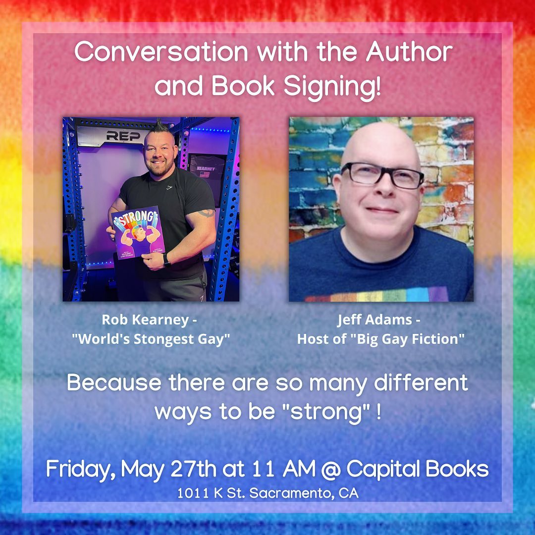 Eric Rosswood (@lgbt_activist) on Twitter photo I'm going to the World's Strongest Man competition to join the Pound for Pound, World's Strongest Man, Rob Kearney for a book signing event! We'll also be joined by Jeff Adams from <a href="/BigGayFiction/">Big Gay Fiction Podcast 🏳️🌈📚🎙️</a> and Award-Winning creator, @nidhiart. I hope you'll join us. #ReadStrong 💪♥️🌈📚 I'm going to the World's Strongest Man competition to join the Pound for Pound, World's Strongest Man, Rob Kearney for a book signing event! We'll also be joined by Jeff Adams from <a href="/BigGayFiction/">Big Gay Fiction Podcast 🏳️🌈📚🎙️</a> and Award-Winning creator, @nidhiart. I hope you'll join us. #ReadStrong 💪♥️🌈📚