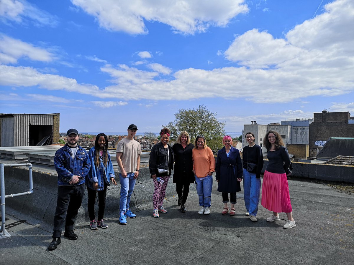 MetalSouthend's tweet photo. Natalie & Ami from @IronWorksSOS talked us through the history of an old building in #Southend & the ambitious plans to turn it into a cultural hub #TheIronworks. Thanks for the tour & we can’t wait to see it take shape over the coming months! https://t.co/rE1QebbVpE