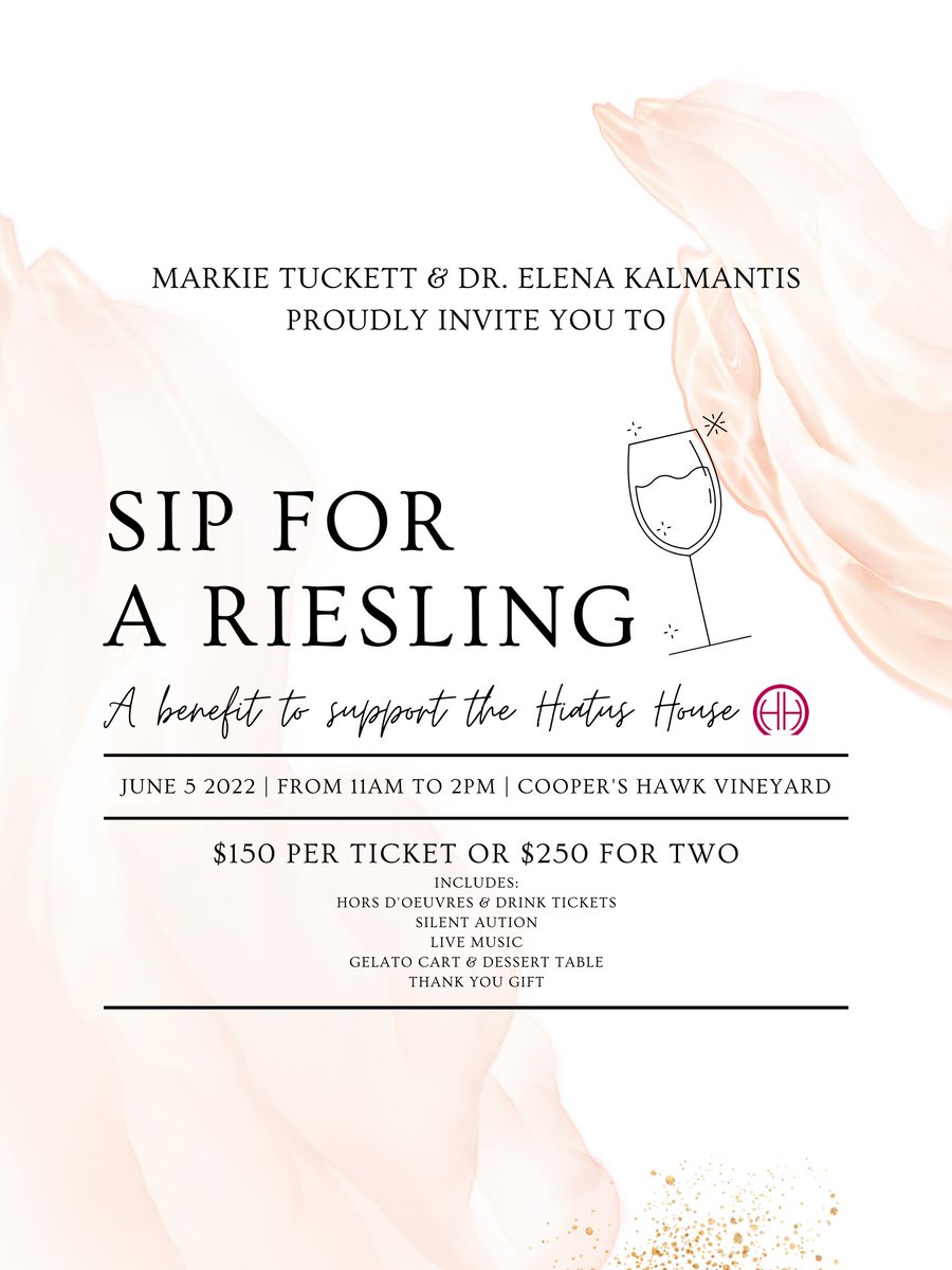 Check out this great local event for Hiatus House!  #YQG #fundraising <a href="/HiatusHouse/">Hiatus House</a>