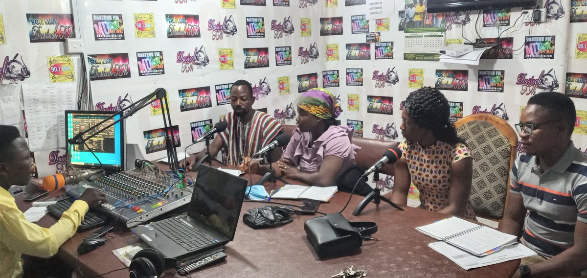 Codac_gh's tweet photo. As part of the process involved in the GSAM project. CODAC had a successful District level  radio discussion at DASTECH FM in Bawku west on the topic:factors affecting social accountability and the  Roles of major stakeholders  in ensuring social Accountability 
#CODAC
#GSAM https://t.co/toz6auSr8q