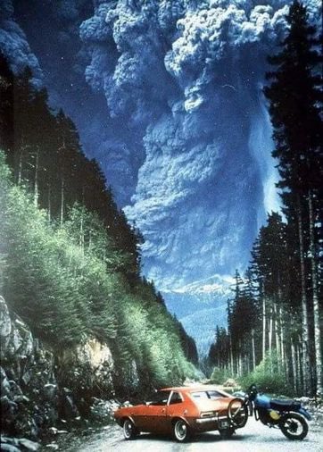 annamaria1word's tweet photo. On this day in 1980, Washington’s Mount St. Helens blew her top. In all 57 people died and the landscape was forever changed. It was the deadliest volcanic eruption ever in the USA. This photo in particular leaves me in complete awe. https://t.co/Ee9kHZye4q