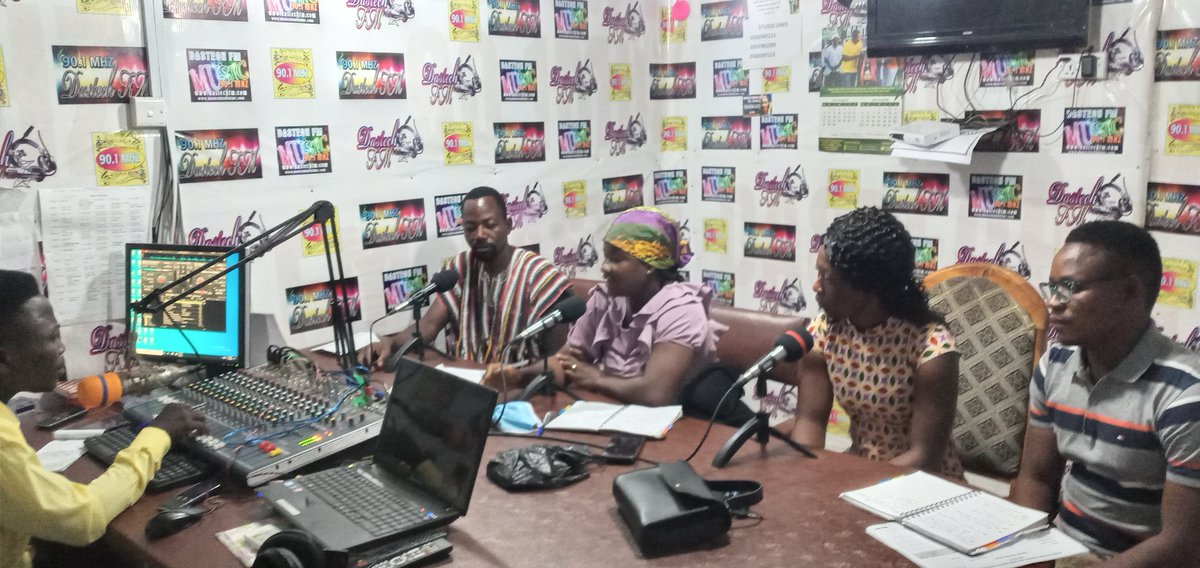 Codac_gh's tweet photo. As part of the process involved in the GSAM project. CODAC had a successful District level  radio discussion at DASTECH FM in Bawku west on the topic:factors affecting social accountability and the  Roles of major stakeholders  in ensuring social Accountability 
#CODAC
#GSAM https://t.co/toz6auSr8q