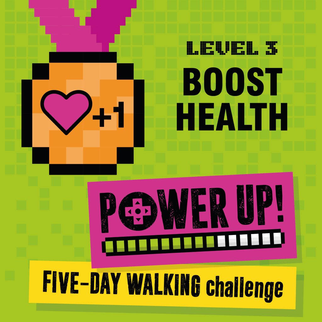 MyattGarden's tweet photo. We’re walking to #BoostHealth - level 3 achieved! 🕹🚶🏽♂️#MyattMagic #WalkToSchoolWeek https://t.co/8bA0BcoVvK