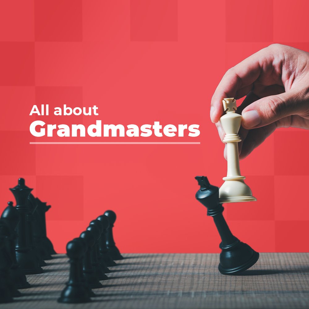 SquareOffChess's tweet photo. 'Grandmaster', the highest title any chess player can achieve and hold onto for life. 
Read everything about grandmasters, chess &amp; more in our blogspace. 
Click here to know more - https://t.co/lwFpc8kA0Q @vishy64theking 
#Chessblogs #squareoff #getsquareoff #chess #grandmasters https://t.co/bJpcigvytU