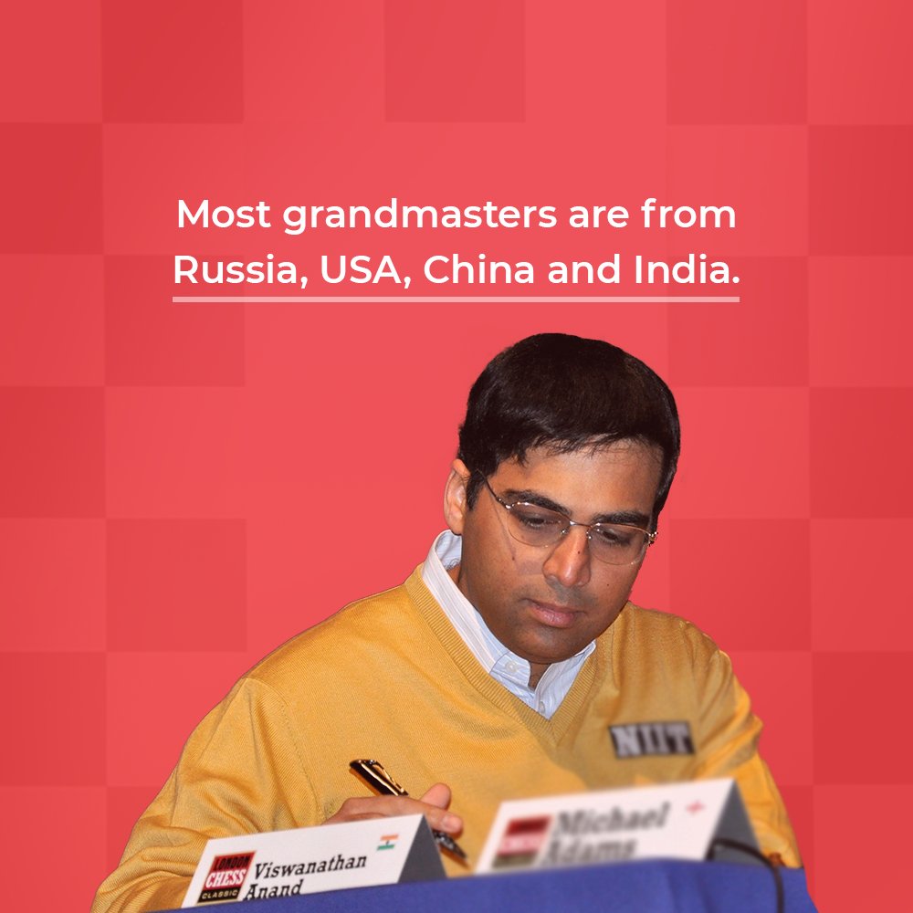 SquareOffChess's tweet photo. 'Grandmaster', the highest title any chess player can achieve and hold onto for life. 
Read everything about grandmasters, chess &amp; more in our blogspace. 
Click here to know more - https://t.co/lwFpc8kA0Q @vishy64theking 
#Chessblogs #squareoff #getsquareoff #chess #grandmasters https://t.co/bJpcigvytU