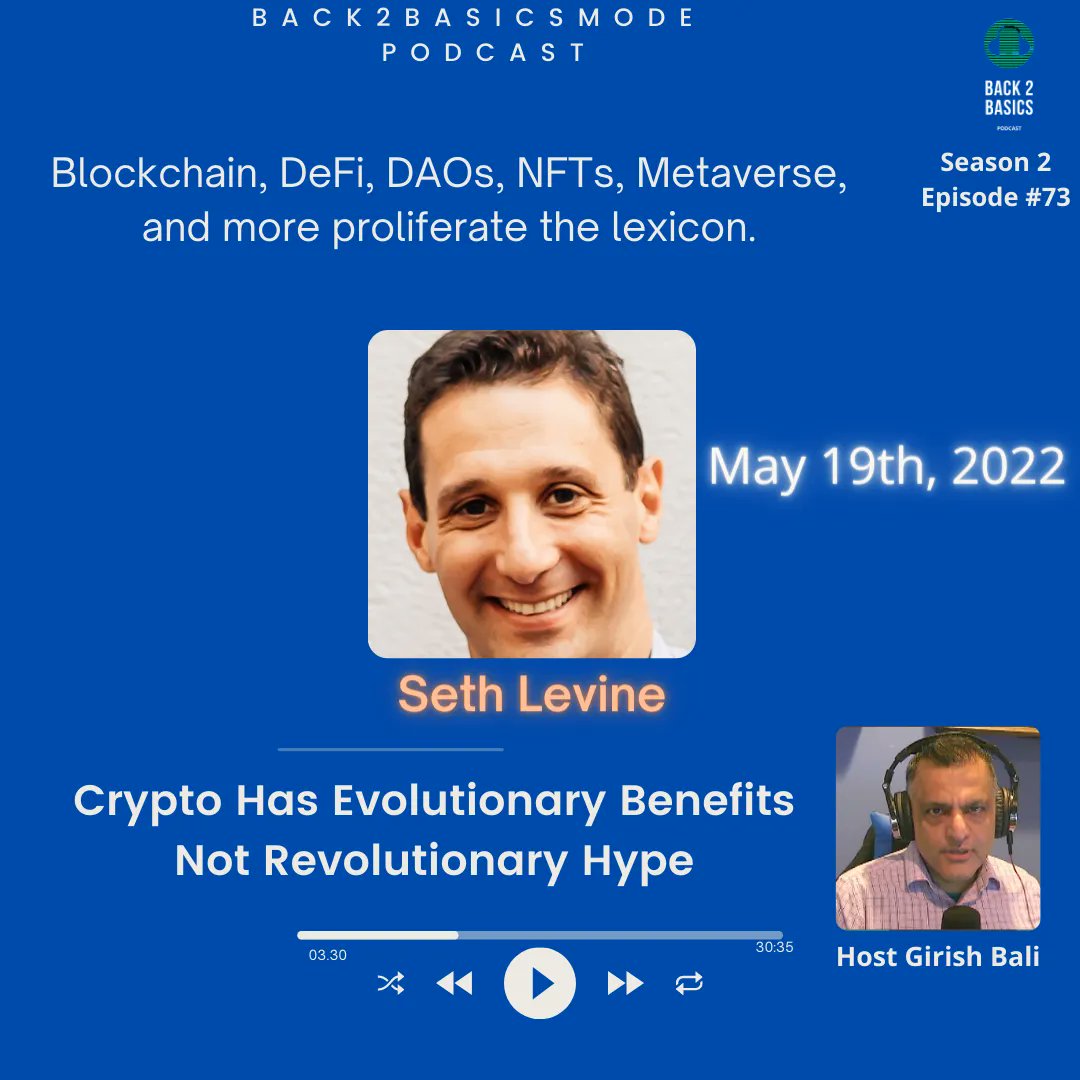 back2basicsmode's tweet photo. Earlier this week we released about Crypto but this person is a return champion on Back2Basics, let's invite again @SethLevine2
#back2basicsmode #Crypto https://t.co/ddfhO7qhoz
