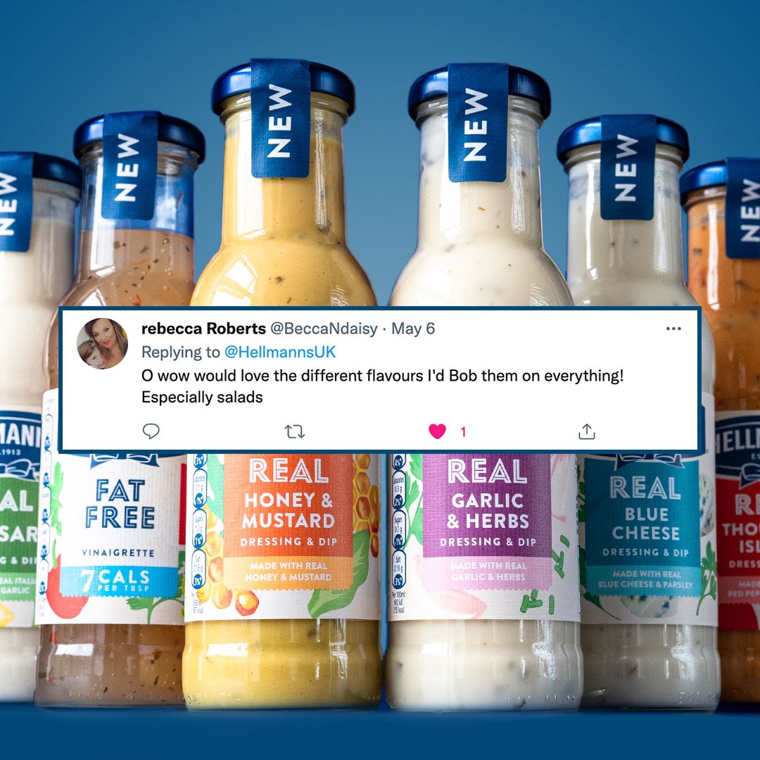 HellmannsUK's tweet photo. We are loving your responses!! Don’t wait too long… Today is the last day to enter our GIVEAWAY! You can be among the first to try our NEW dressing &amp; dip range! 
Cc: @BeccaNdaisy @dancer2712 @chloe_slipknot

#hellmannsuk #new #saladdressing https://t.co/z4Cp8fuYUY